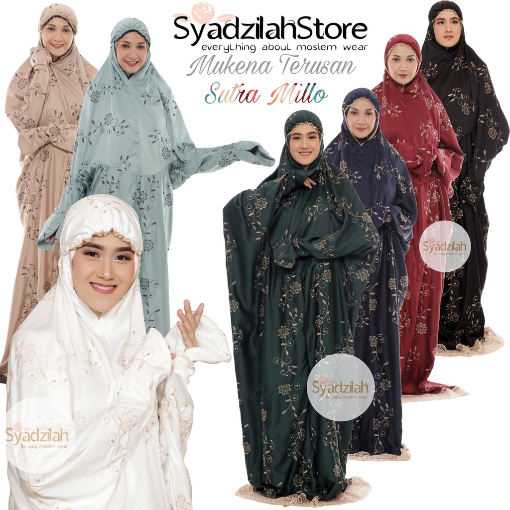 SYADZILAH - Mukena Terusan Cuci Gudang Flash Sale Mukena Termurah