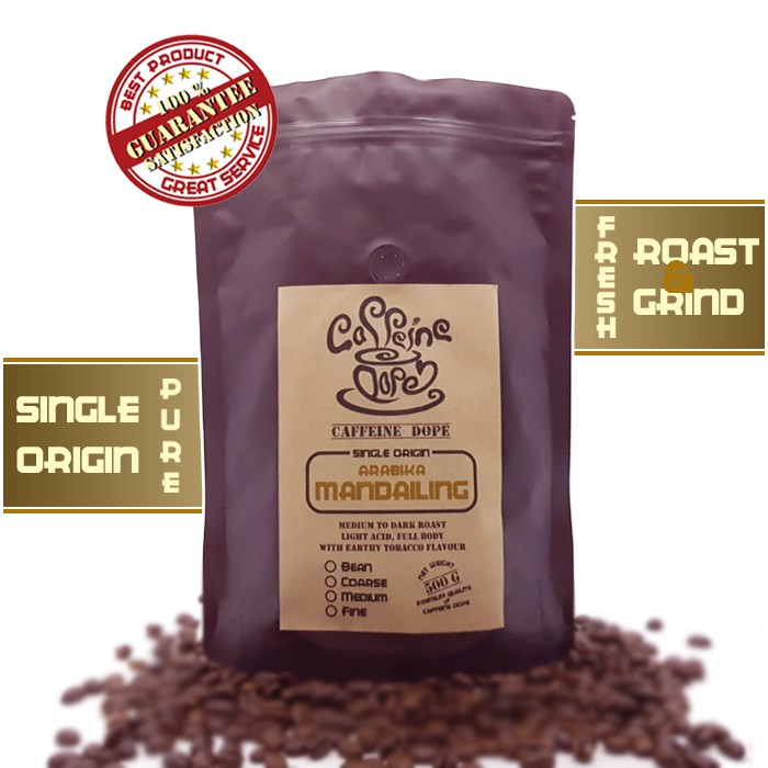 

Kopi Arabika Mandailing 500 Gram Single Origin - Bean/Biji & Ground/Bubuk