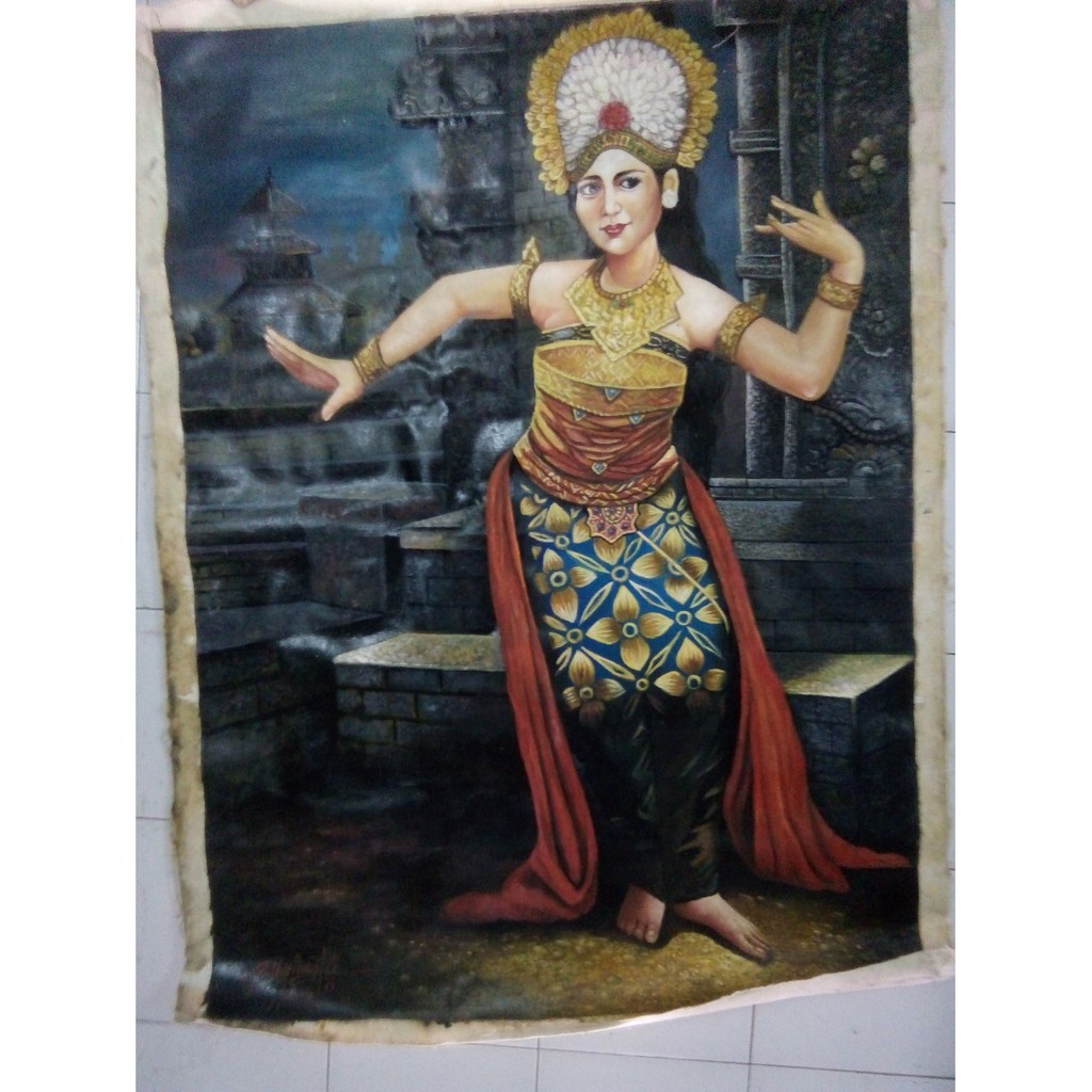 lukisan penari bali