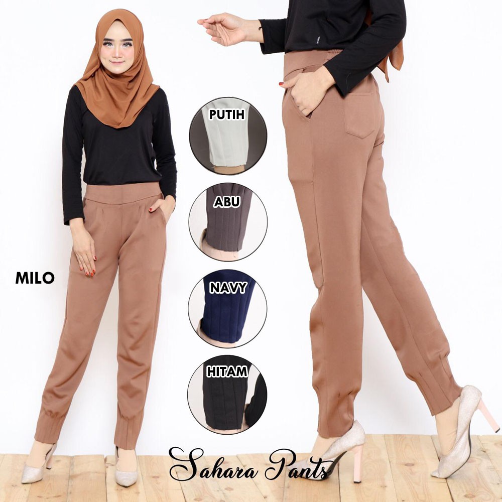 BIGCLO - (COD) LP 70-90cm Celana Panjang Jumbo Sahara Pants Bigsize