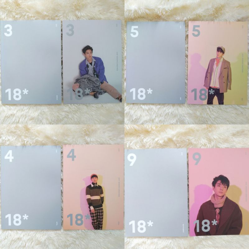 EXO SEASON GREETINGS 2018 SG 18 BAEKHYUN SEHUN D.O. CHANYEOL PHOTOCARD PC