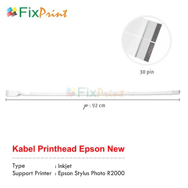 Kabel Head Printer Epson R2000 New, Flexible Cable Head R2000 New