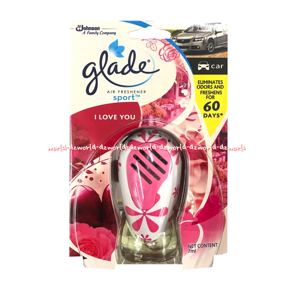 Glade Air Freshener Sport Pengharum Ruangan Mobil 60Hari Parfum Mobil