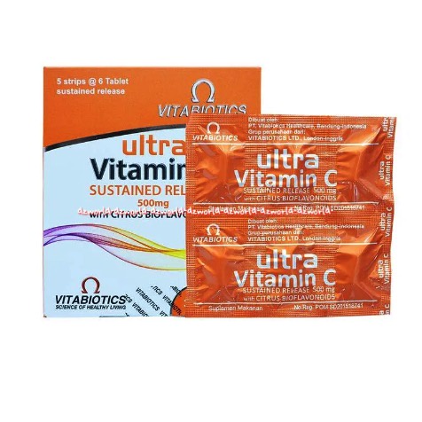 Vitabiotics Ultra Vitamin C Sustainded 30tablets Vit. C Vitamin C Untuk Meningkatkan Imun Daya Tahan Tubuh Vita Biotics