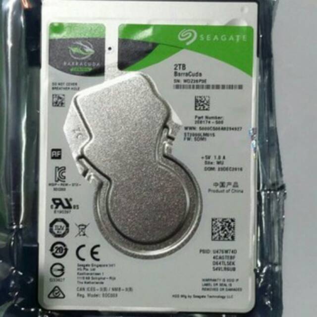 Harddisk (HDD) Internal Seagate 2.5&quot; Laptop 2TB Sata Barracuda