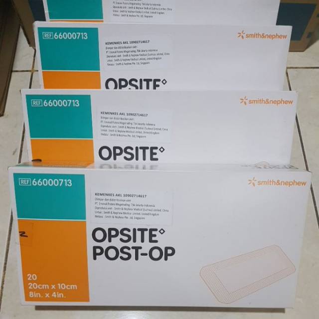 OPSITE POST-OP 20 x 10 cm / Plester tahan air / Opsite 20cm x 10cm