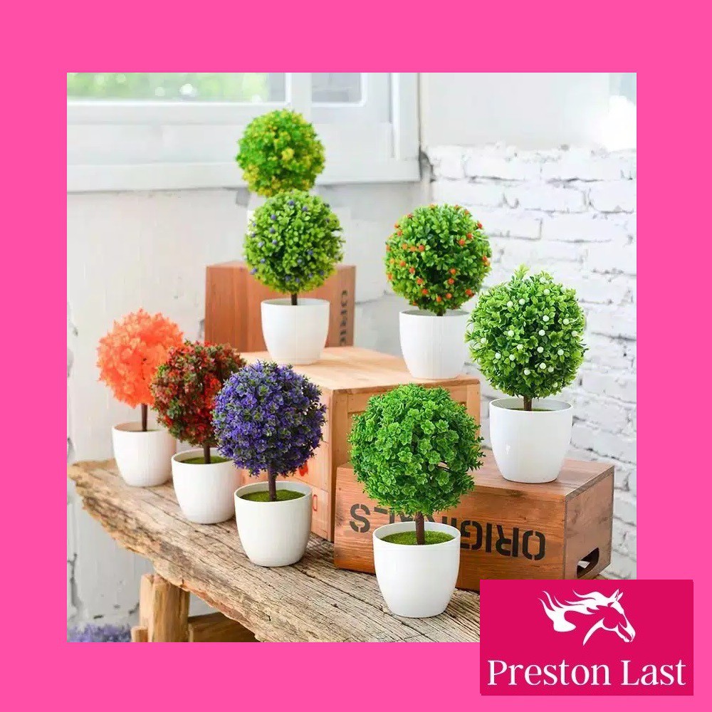 Ornamen Tanaman Pohon Bonsai Artificial Flower Decoration Ornamen Tanaman Pohon Bonsai Artificial Flower Decoration