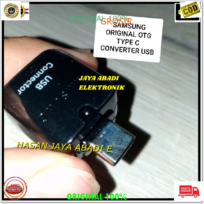 J69 ORIGINAL SAMSUNG OTG USB TYPE C JACK KONEKTOR ADAPTER HANDPHONE MULTI CONVERTER PENYAMBUNG FLASH DISK HP ADAPTER KONEKTOR SAMBUNGAN SPLITER CEWE EXTENSION PENYAMBUNG CONVERTER FEMALE MALE MULTI UNIVERSAL BISA UNTUK SEGALA JENIS HANDPHONE YANG PORT TYP