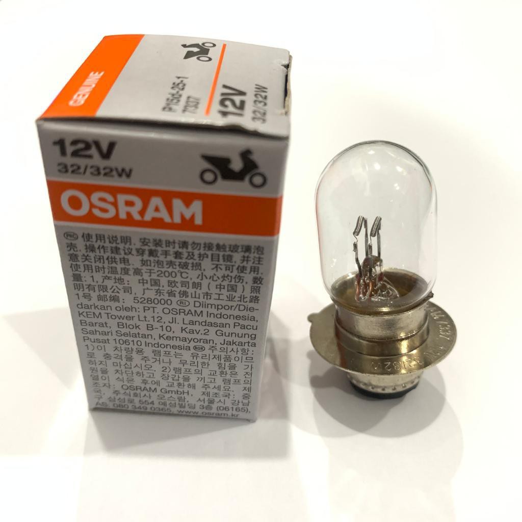 BOHLAM DEPAN OSRAM NON HALOGEN BEBEK MATIC 18 25 32 WATT ORIGINAL