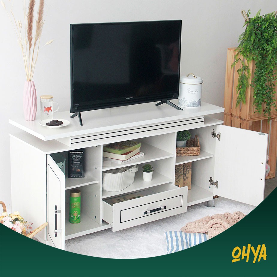 Meja TV Minimalis Modern , Rak TV Kayu Minimalis