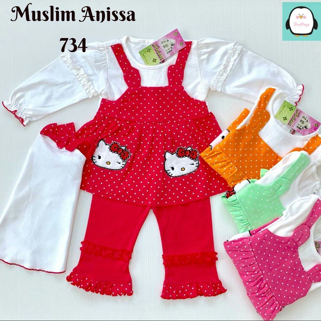 Baju Muslim Anak Bayi Perempuan Duo HK