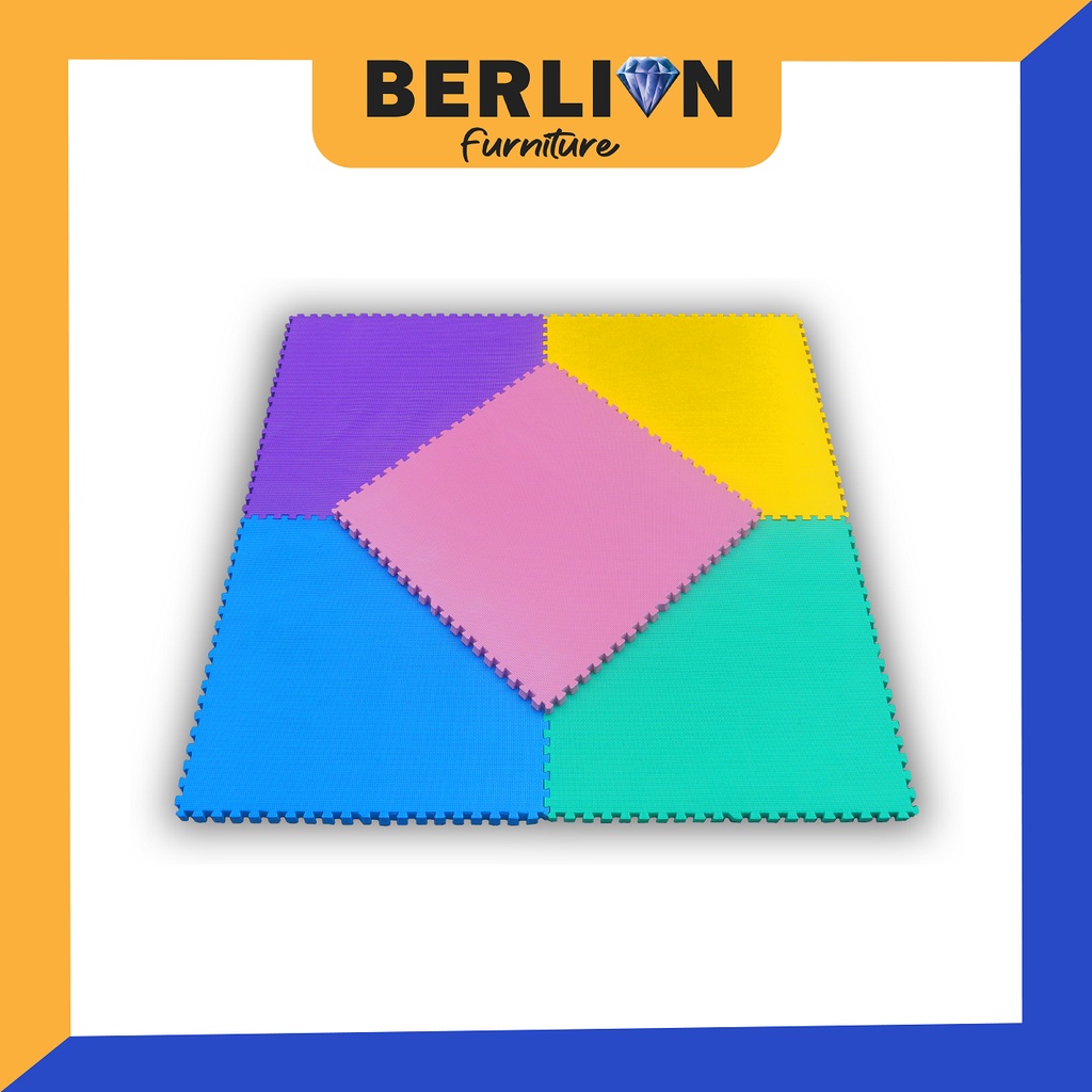 Matras Puzzle 60x60 Tbl 2 CM isi 2 Pcs / Tikar / Alas Lantai / Eva Foam / Puzzle Lantai