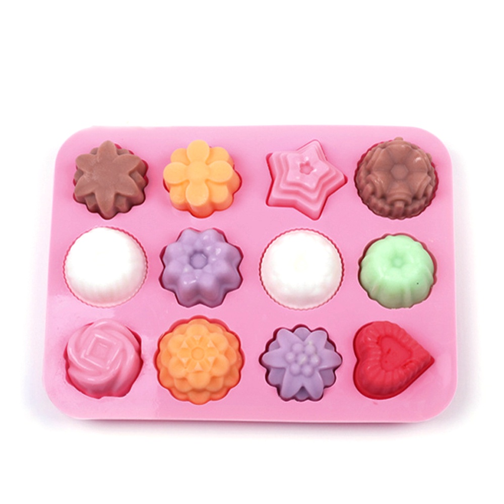 Cake Baking Mould Silicone Soap Mold 3D Chocolate Supplies Baking Pan Tray Molds Candy Making Tool DIY OW