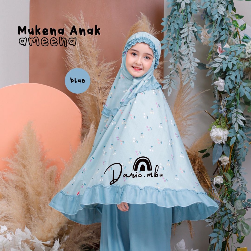 Mukena Anak Kombinasi Ameena Katun Rayon Premium