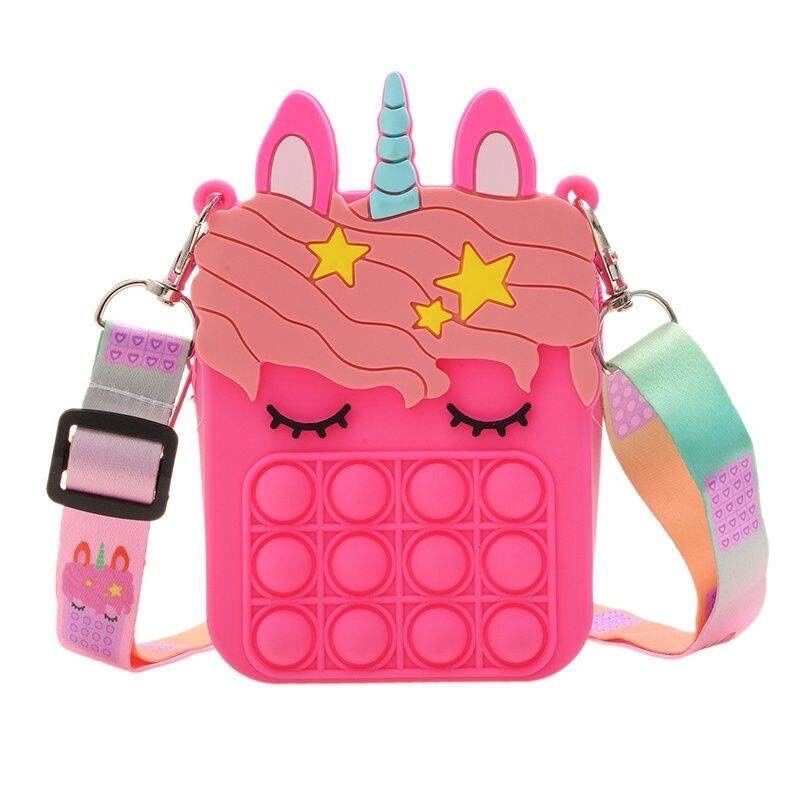 Best Seller Tas Anak Anak Pop It Kecil Tas Unicorn Sling Bag Tas Viral