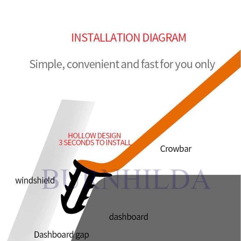 Sealing Strip Sela Interior Mobil Sound Insulation 1.6M