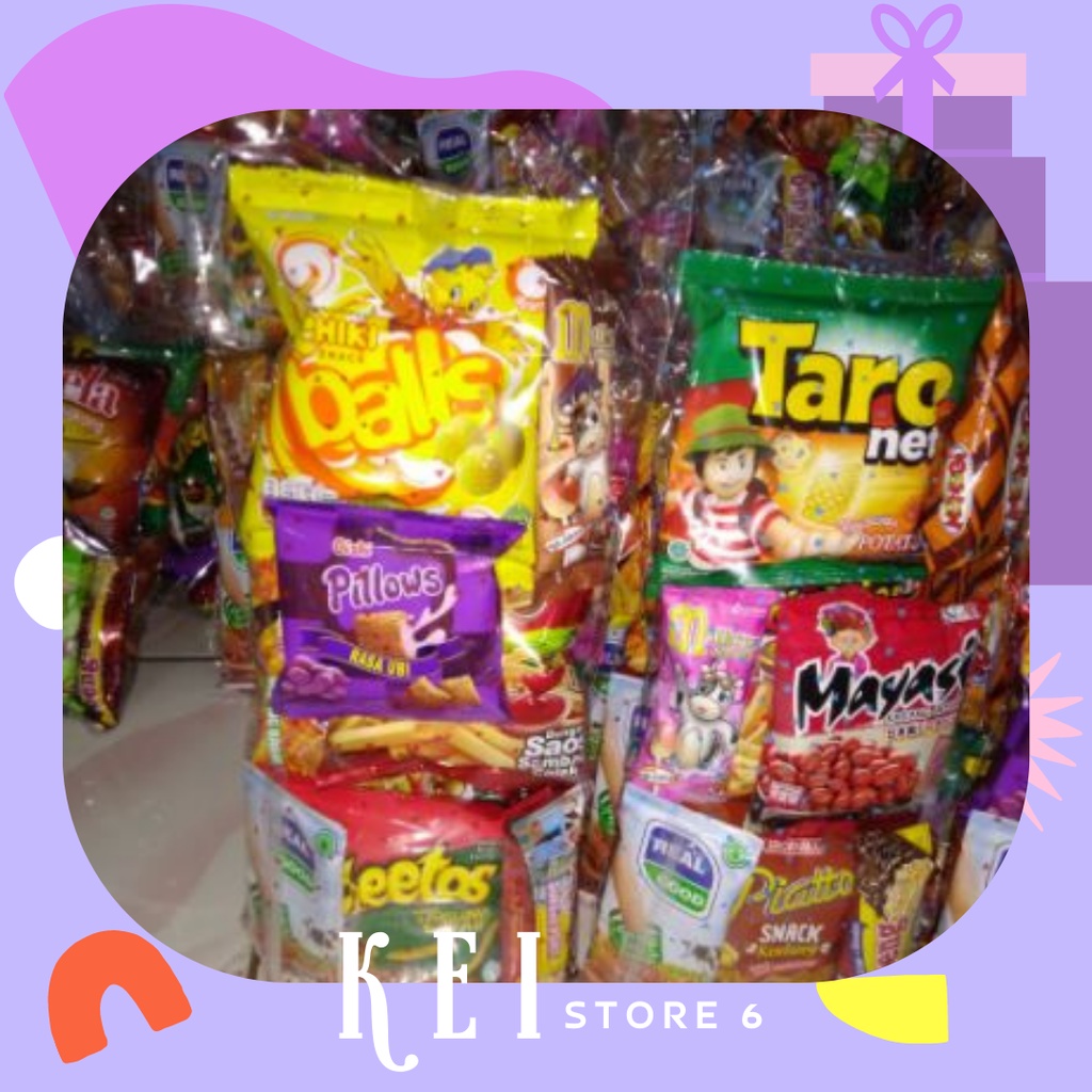 

Paket Murah Ultah anak/souvenir ulang tahun/snack bingkisan