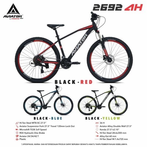 Sepeda Mtb 27.5 Pasific exotic aviator 2692 ah