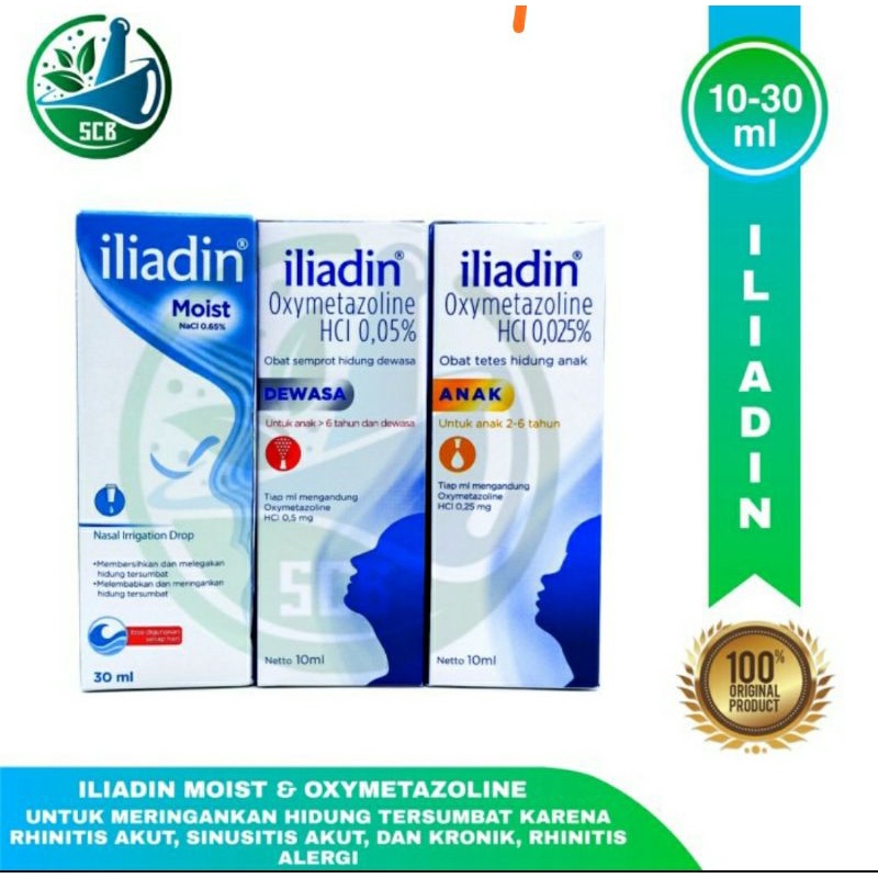 Iliadin - Obat Tetes Hidung & Obat Semprot Hidung
