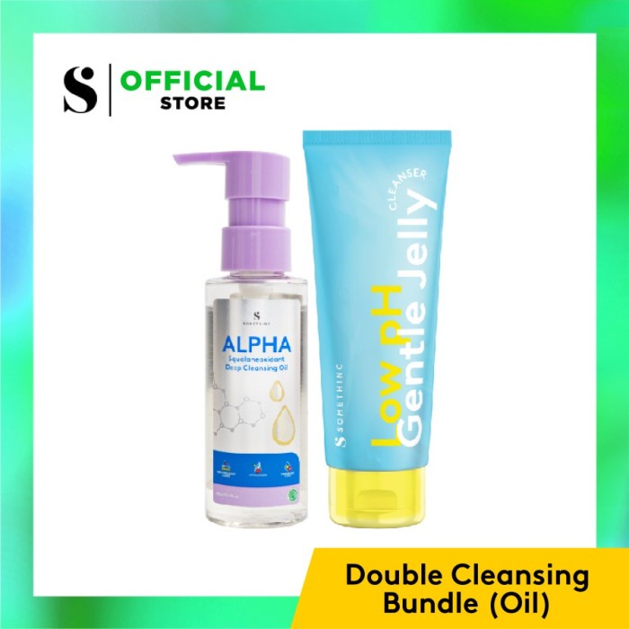 SOMETHINC Alpha Oil Double Cleansing Step-BPOM