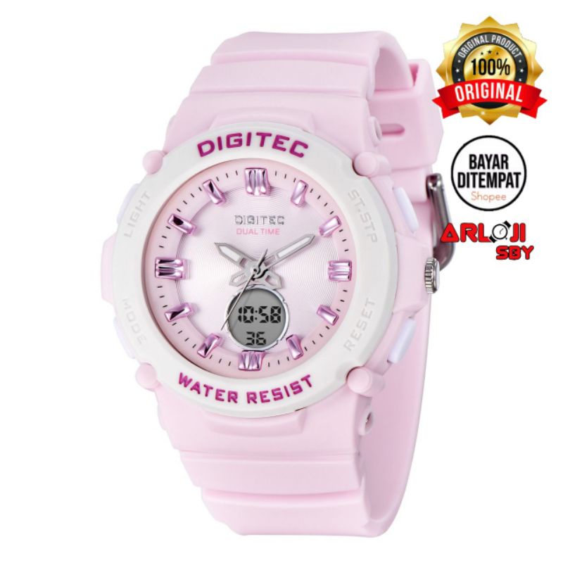 JAM TANGAN WANITA CEWEK DIGITEC DG 4110 ORIGINAL TAHAN AIR BDA 4110