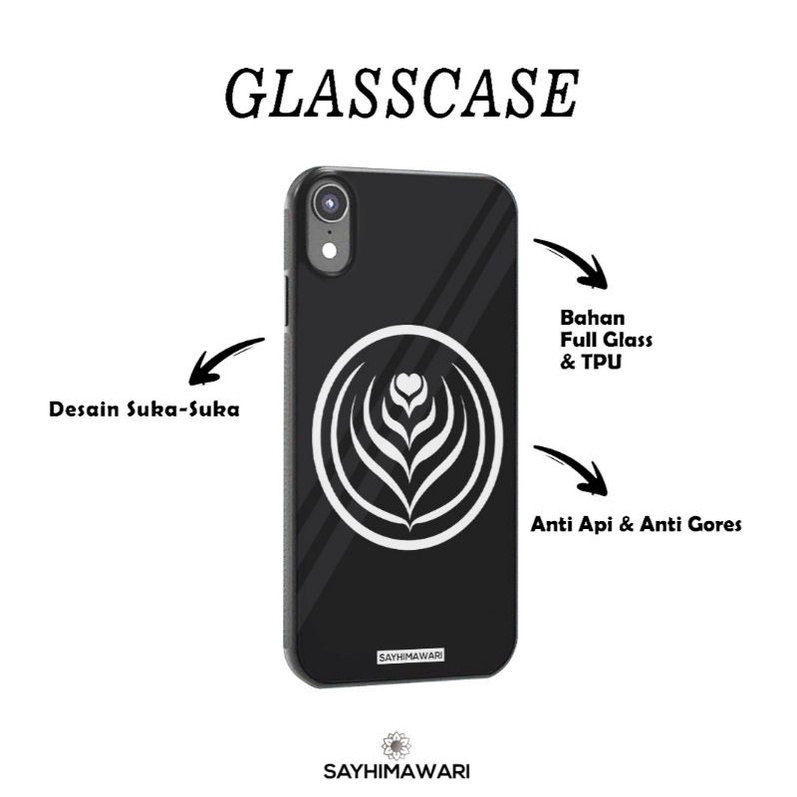 Custom Case Sayhimawari Anti Gores Anti Api (Iphone/Samsung/Vivo/Oppo/Xiaomi/Realme)