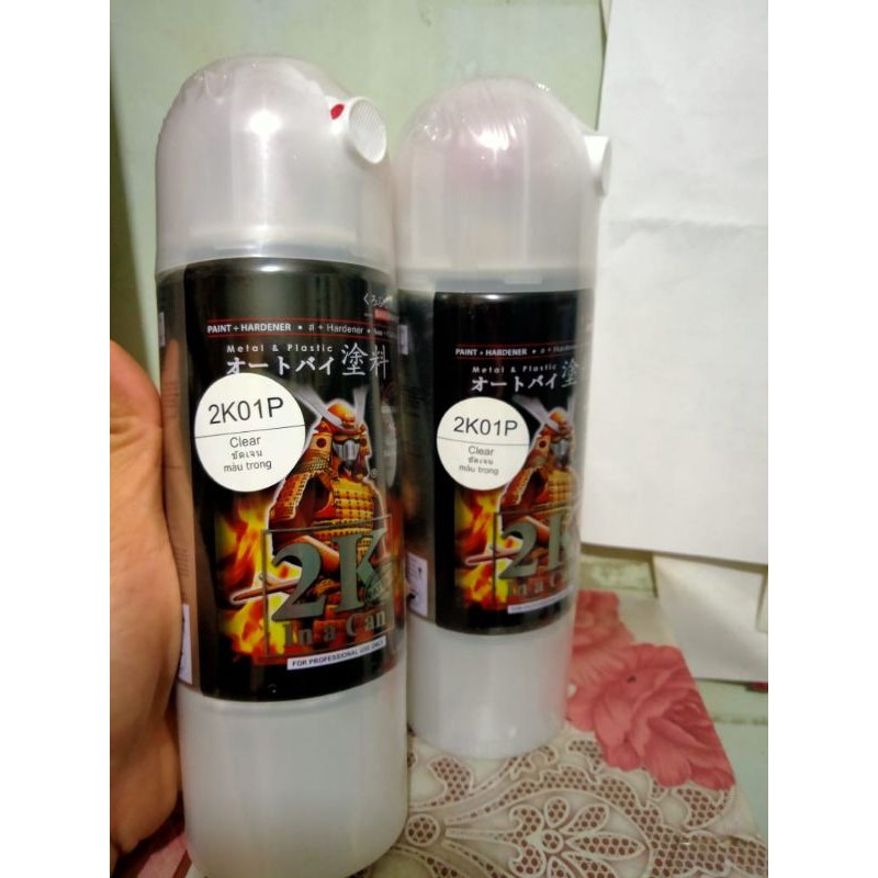 SAMURAI PAINT PILOK CAT CLEAR 2KO1P SAMURAI 2K ANTI GORES KILAP KACA 300ml  Pylok Samurai