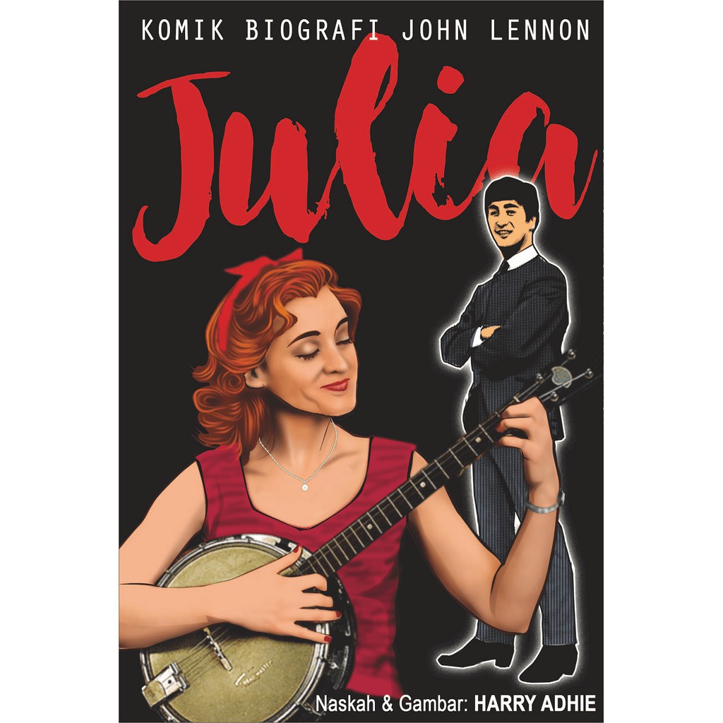 Buku Julia Komik Biografi John Lennon Shopee Indonesia