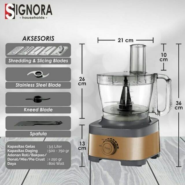 Food Processor Pro Signora