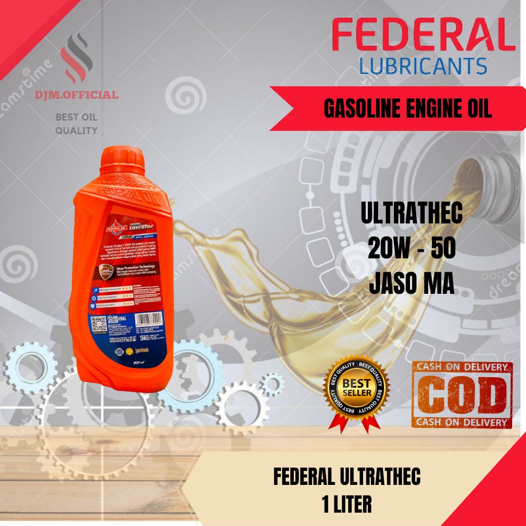 OLI OIL FEDERAL 1LITER 20W-50 FEDERAL 1L JASO MA ORIGINAL