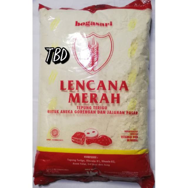 

Terigu Lencana Merah 1 kg