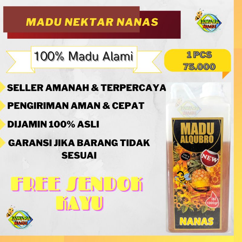 

Madu Asli Murni 100% Nektar Nanas 1Kg Obat Hipertensi Setara Tj Hdi Uray Clover Hijau Al Shifa Al Asli