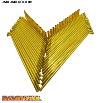 RUJI JARI JARI GOLD 9x 89 120 130 154 157 159 164 172 184 NIPPLE EMAS GOLD SPOKES