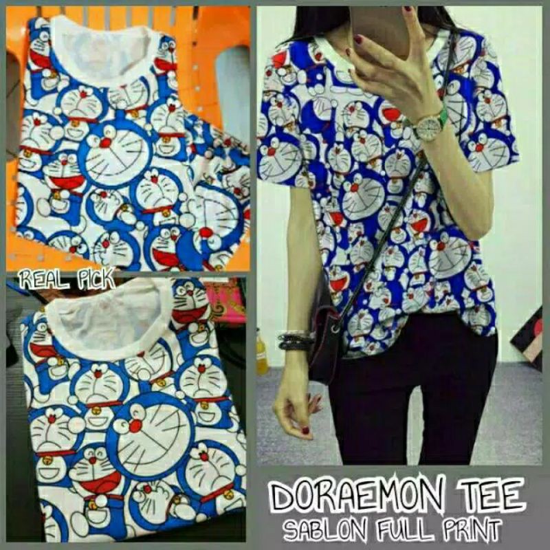 Fourfahsion Tshirt Doraemon full print #FC