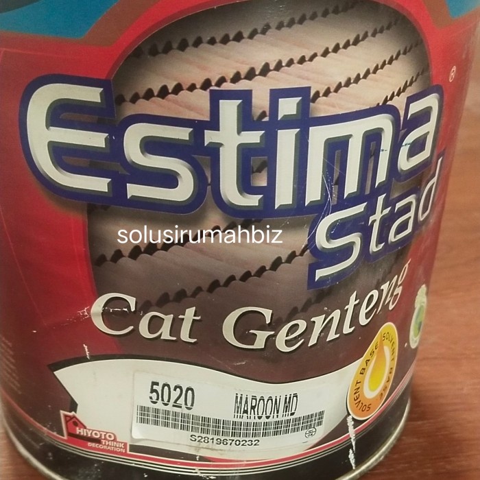 cat genteng minyak estima stad maroon maron 2.5L solvent solven