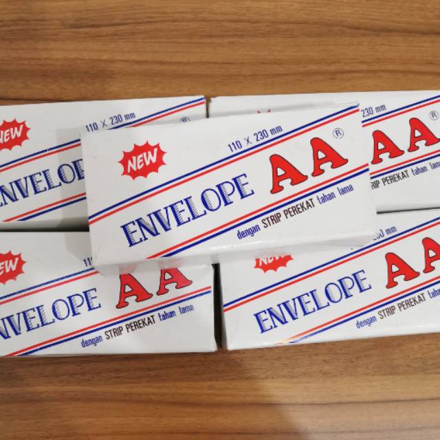 

Amplop AA polos no. 90 ukuran 110x230mm