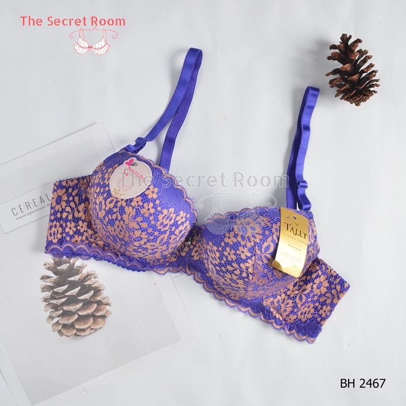 TALLY BRA BH 2467 | CUP B | BUSA TEBAL | PUSH UP BRA | ADA KAWAT | SIZE 34 - 38