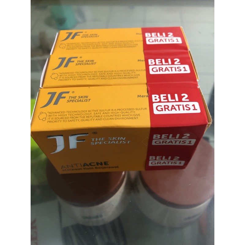 [ Paket isi 3pc ] JF Sulfur Bar Soap Sabun Anti Acne 65 gr