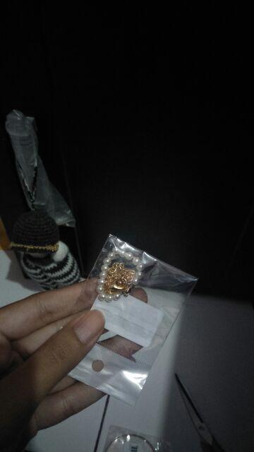 [COD]Gelang Rantai Manik-Manik Mutiara Imitasi Handmade