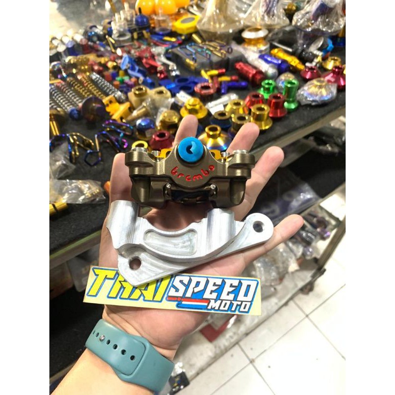 kaliper brembo DORAEMON + breket dics 220mm mio