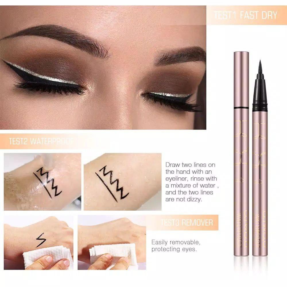 O.TWO.O Eyeliner Cair Anti Air Tahan Lama