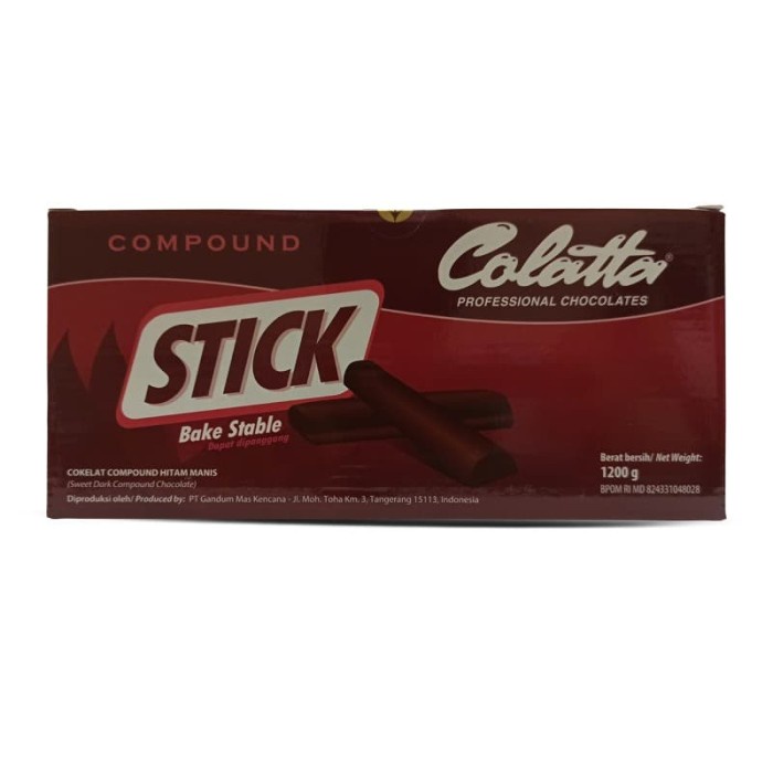 

ORIGINAL MURAH COLATTA Professional Chocolates Stick Compound 1,2 KG Cokelat Stik