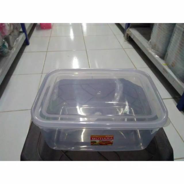 Toples bening trisula pack isi 12 pcs ukuran 1800 ML