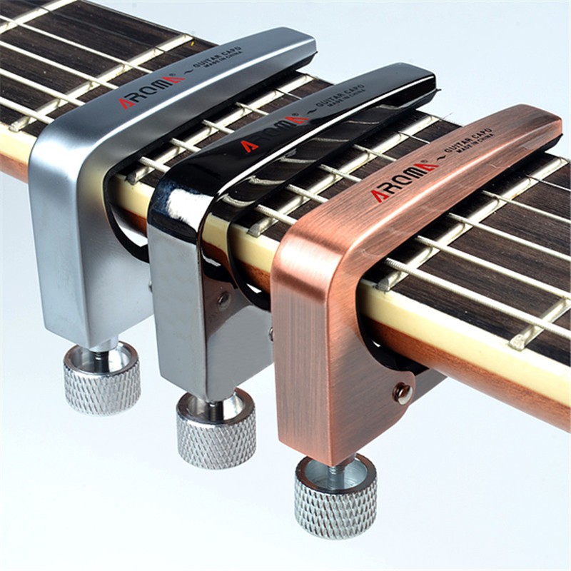 Capo Gitar Aroma AC-11 Akustik String Fine Tuning