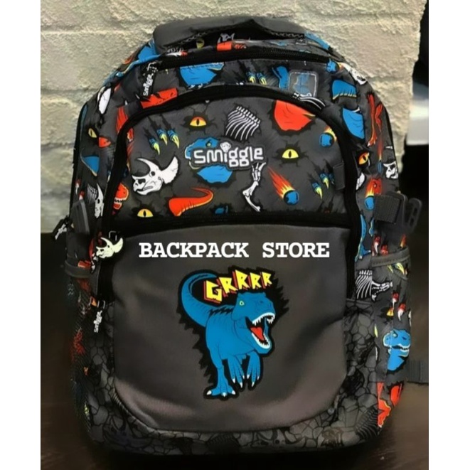 SMIGGLE BACKPACK ORIGINAL DINO PEPPY - TAS SMIGGLE DINO ORIGINAL