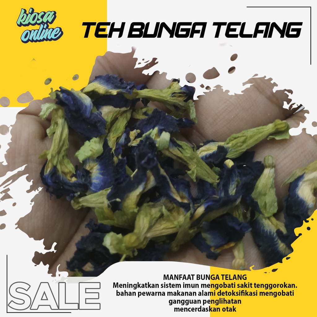 

Teh Bunga Telang Bunga Telang Kering butterfly pea