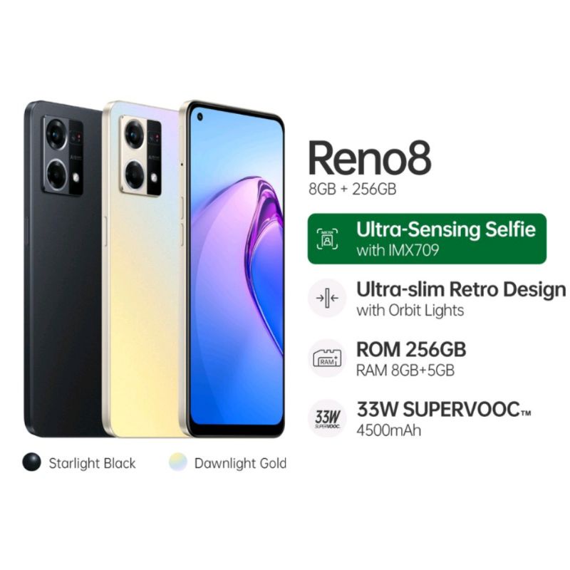 OPPO RENO8 5G 4G NFC 8/256 12/256 | RENO 8 PRO 12/256 | RENO8z RENO 8z Reno8T Reno 8T | A78 5G 8/128 GARANSI RESMI OPPO