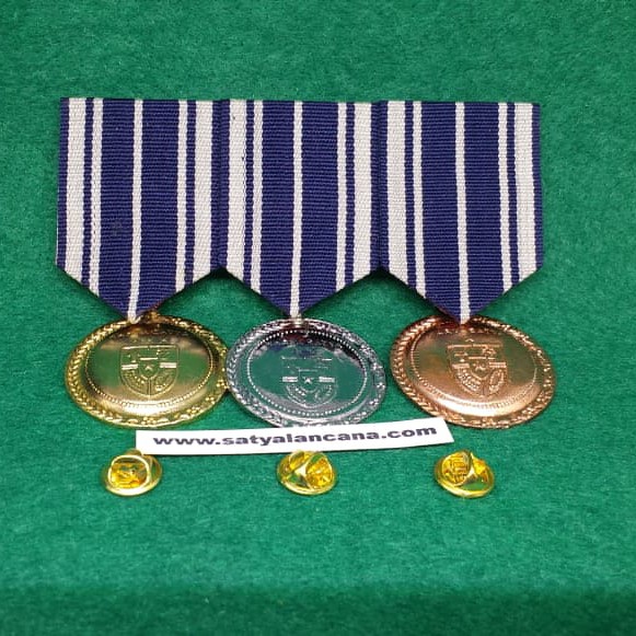 Satya Lencana Tanda Kehormatan PNS 10 20 30 Tahun Medali PDU Satyalancana - 3 Medali - Berkualitas