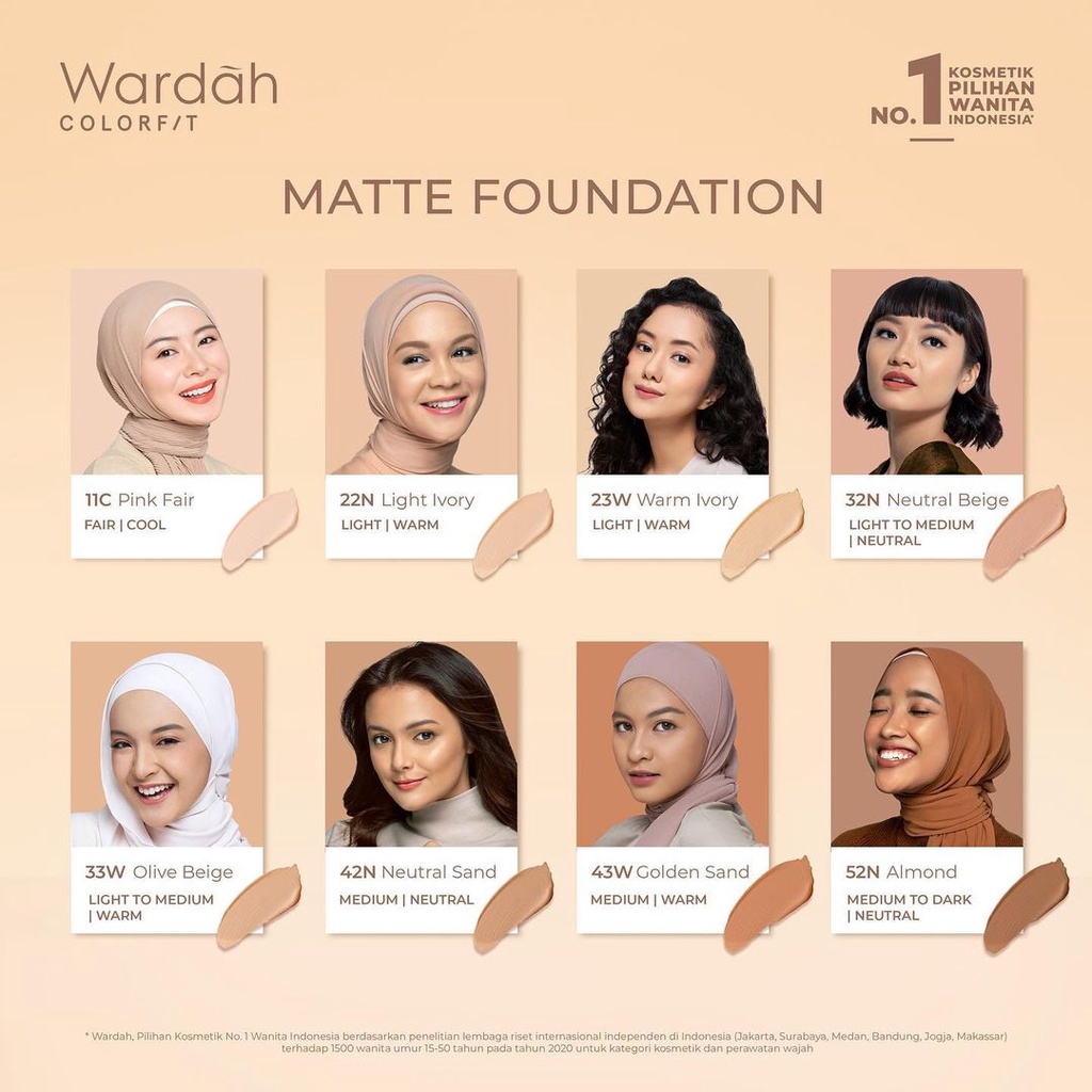 Wardah Colorfit Matte Foundation SPF 30