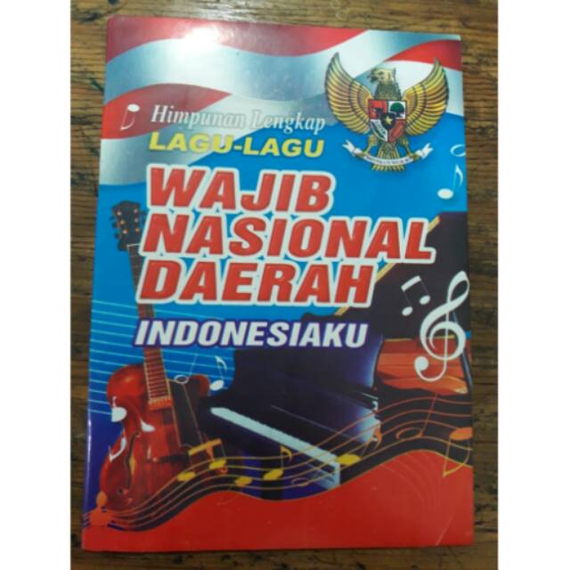 Buku Lagu Wajib Nasional Daerah Shopee Indonesia